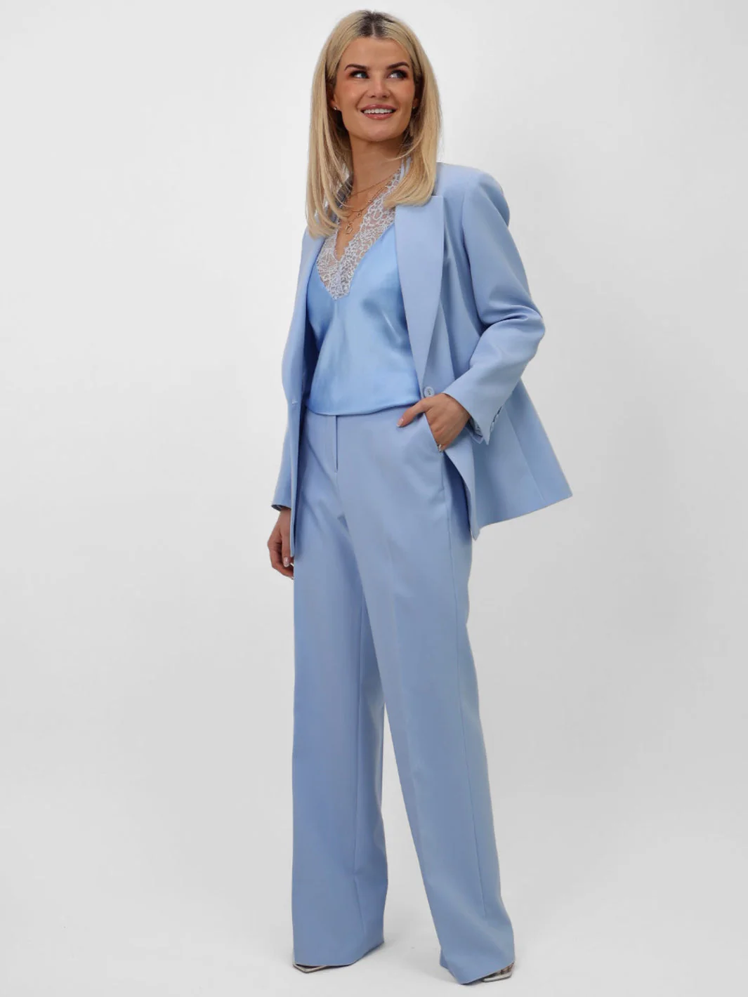 Kate and Pippa sky blue Palermo trousers
