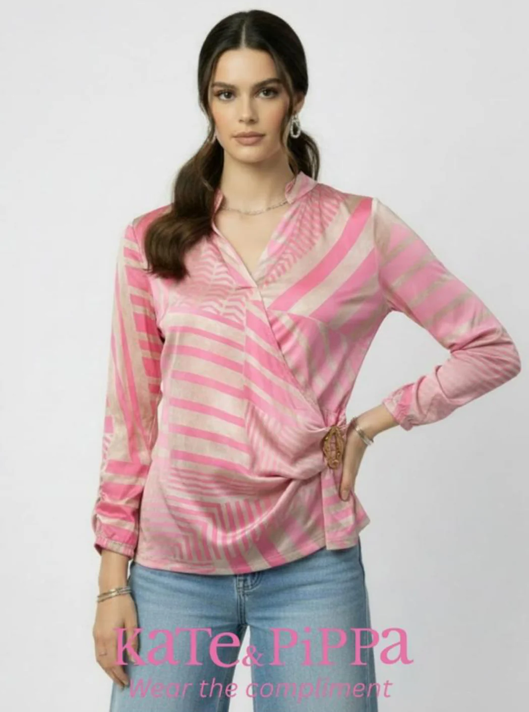 Kate & Pippa roco pink top - Image 2