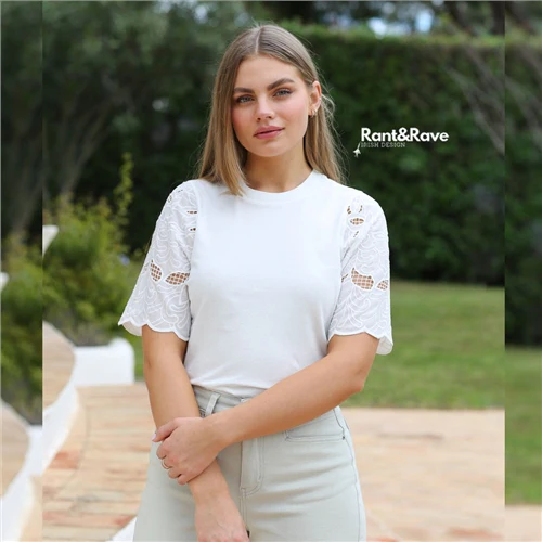 Kay white tee - Image 2