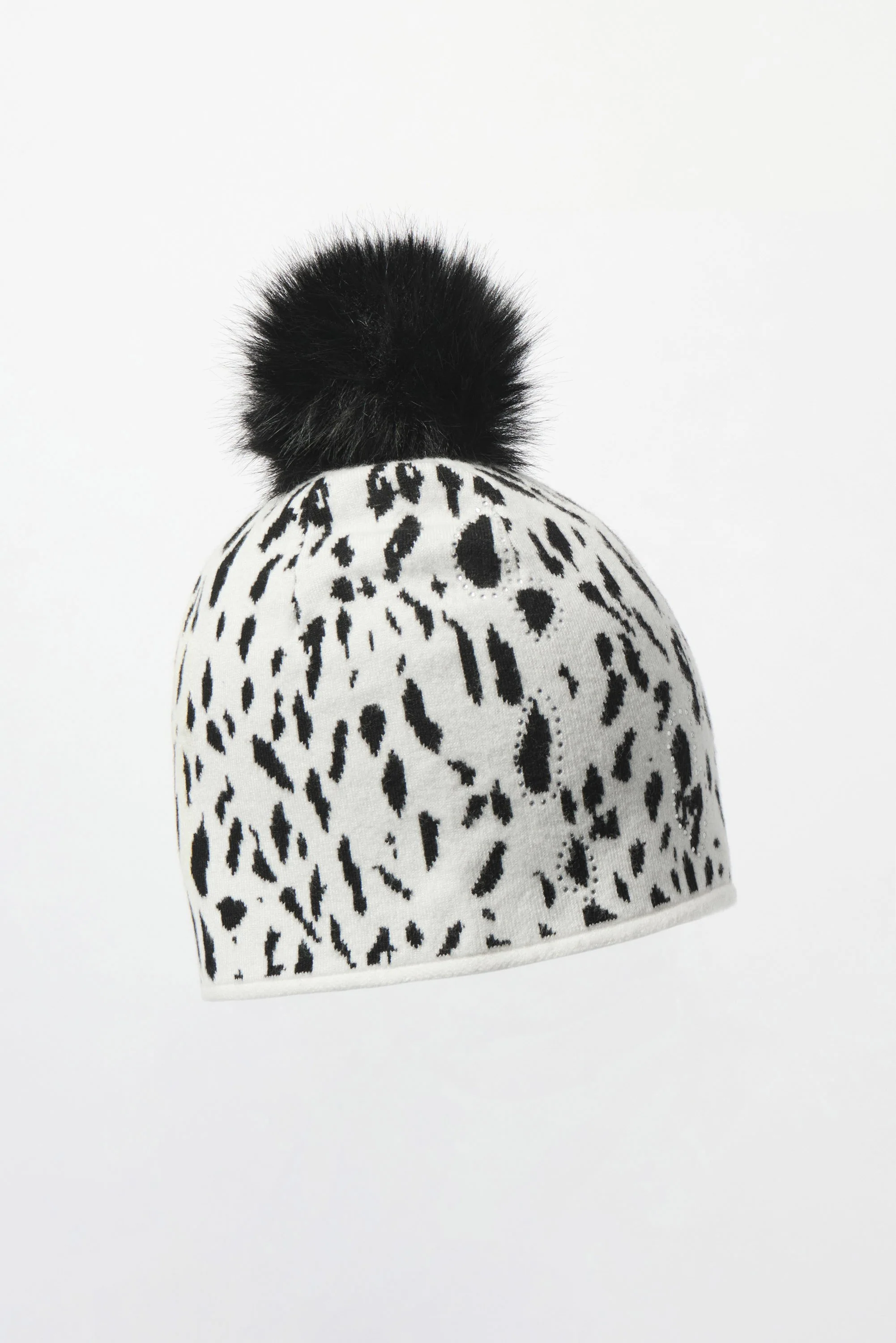 Knitted Animal Print Pompom Hat
253971 - Image 2