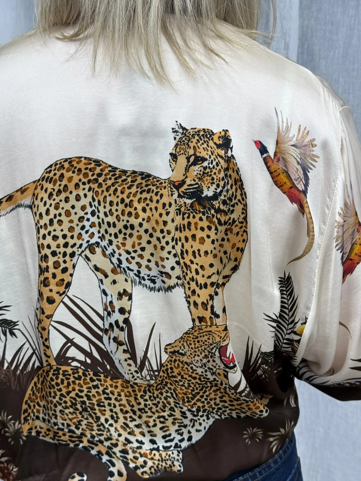 Ladies assorted clothing 8820 tiger tunic brown - Image 4