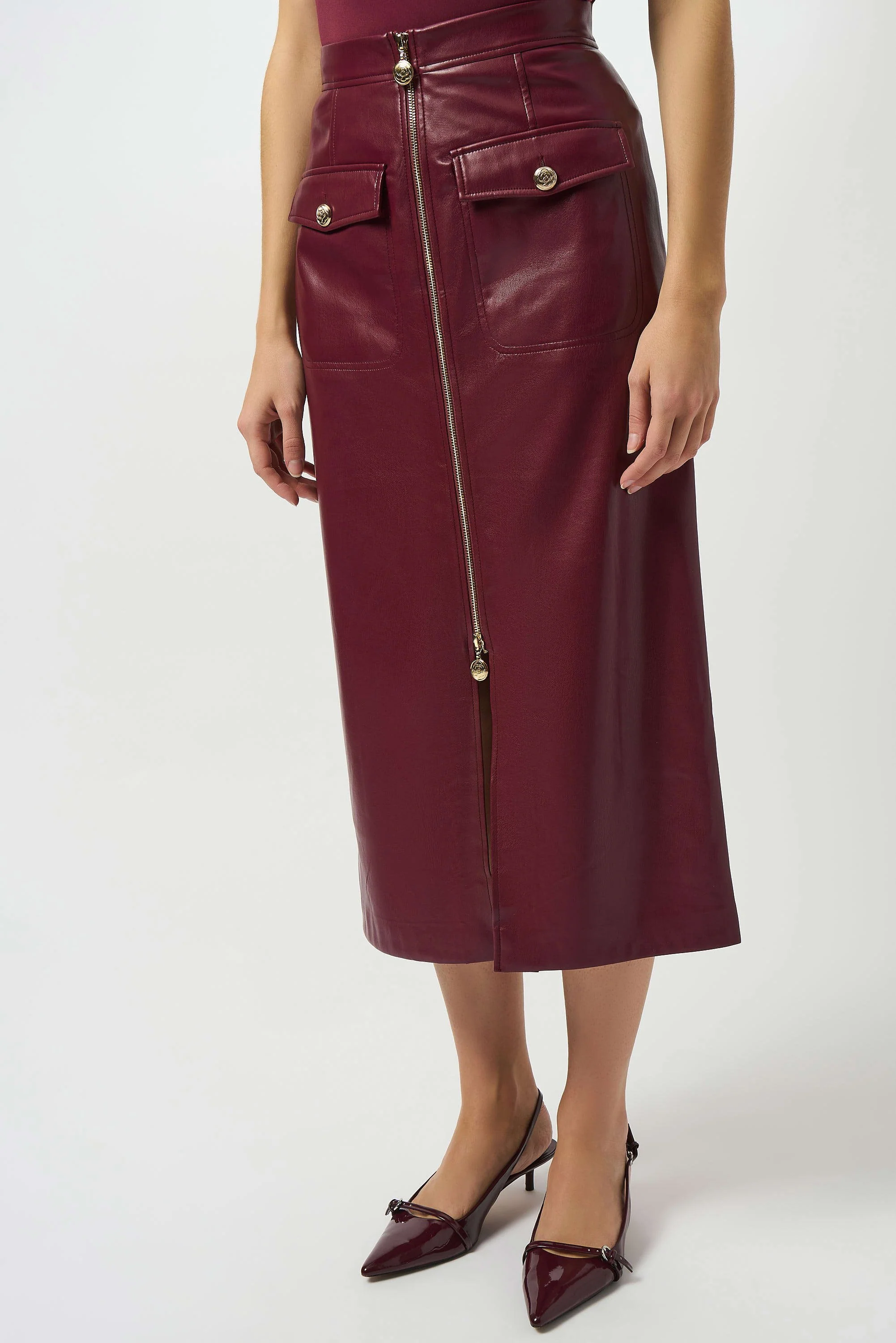 Leatherette Long Pencil Skirt
253991 - Image 3