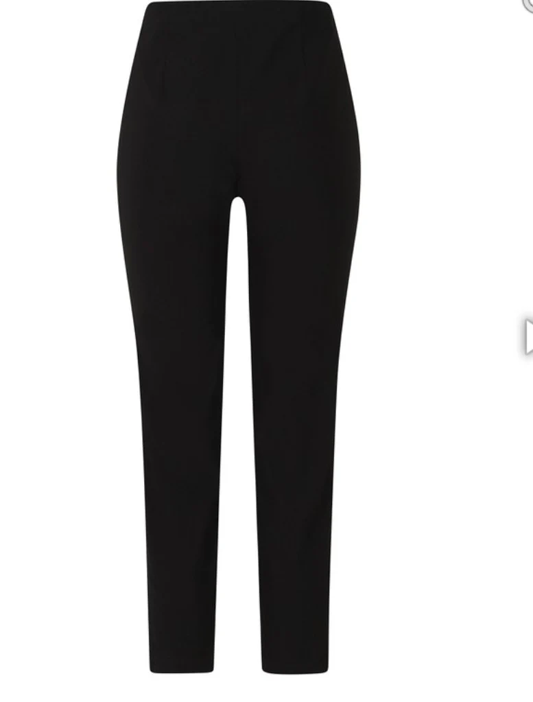 lena black lattice trouser - Image 3