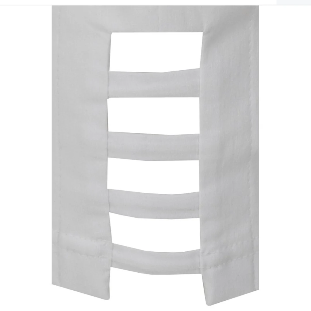 lena off white lattice trouser - Image 3