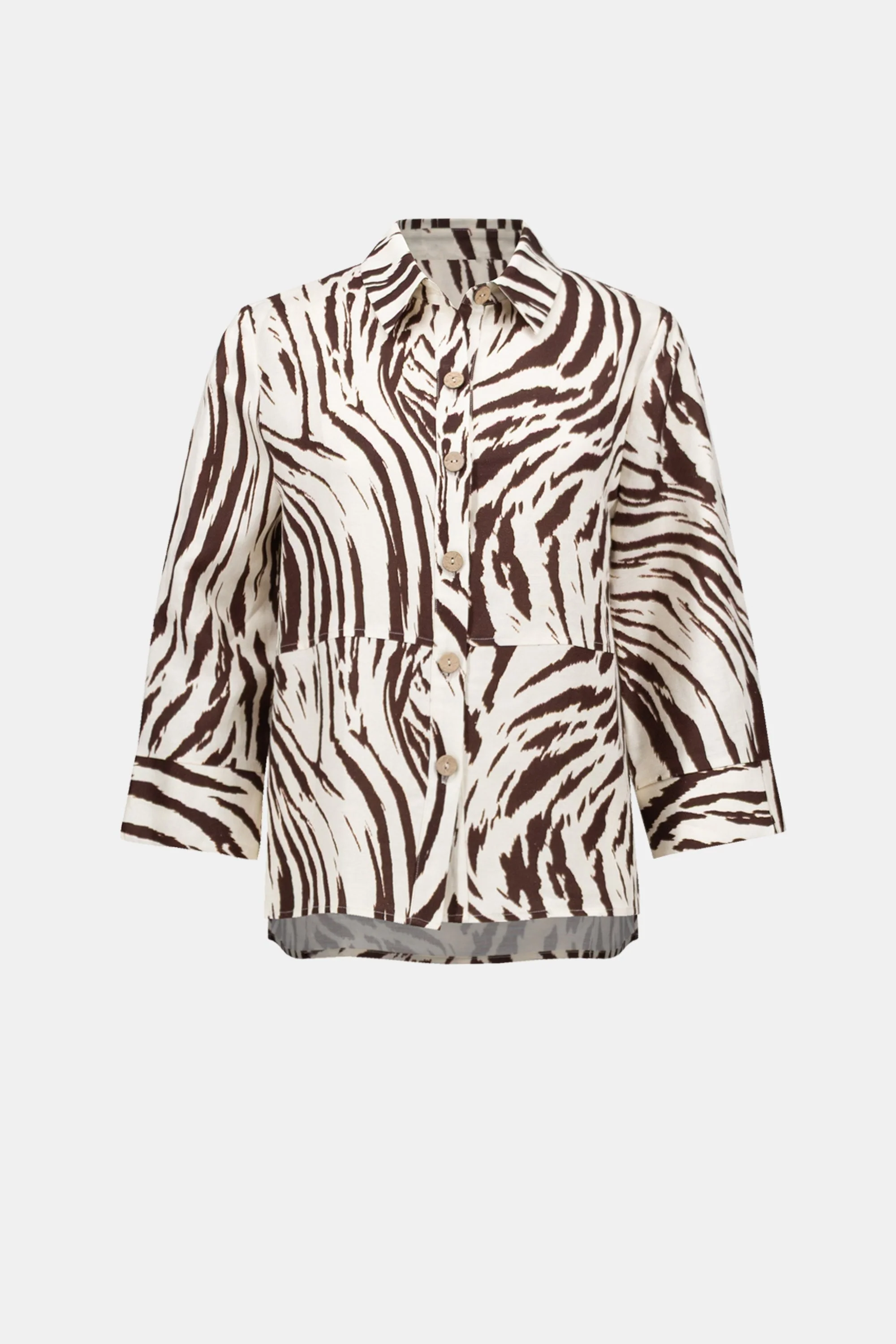 Linen Blend Animal Print A-Line Blouse Joseph Ribkoff
262943 - Image 5