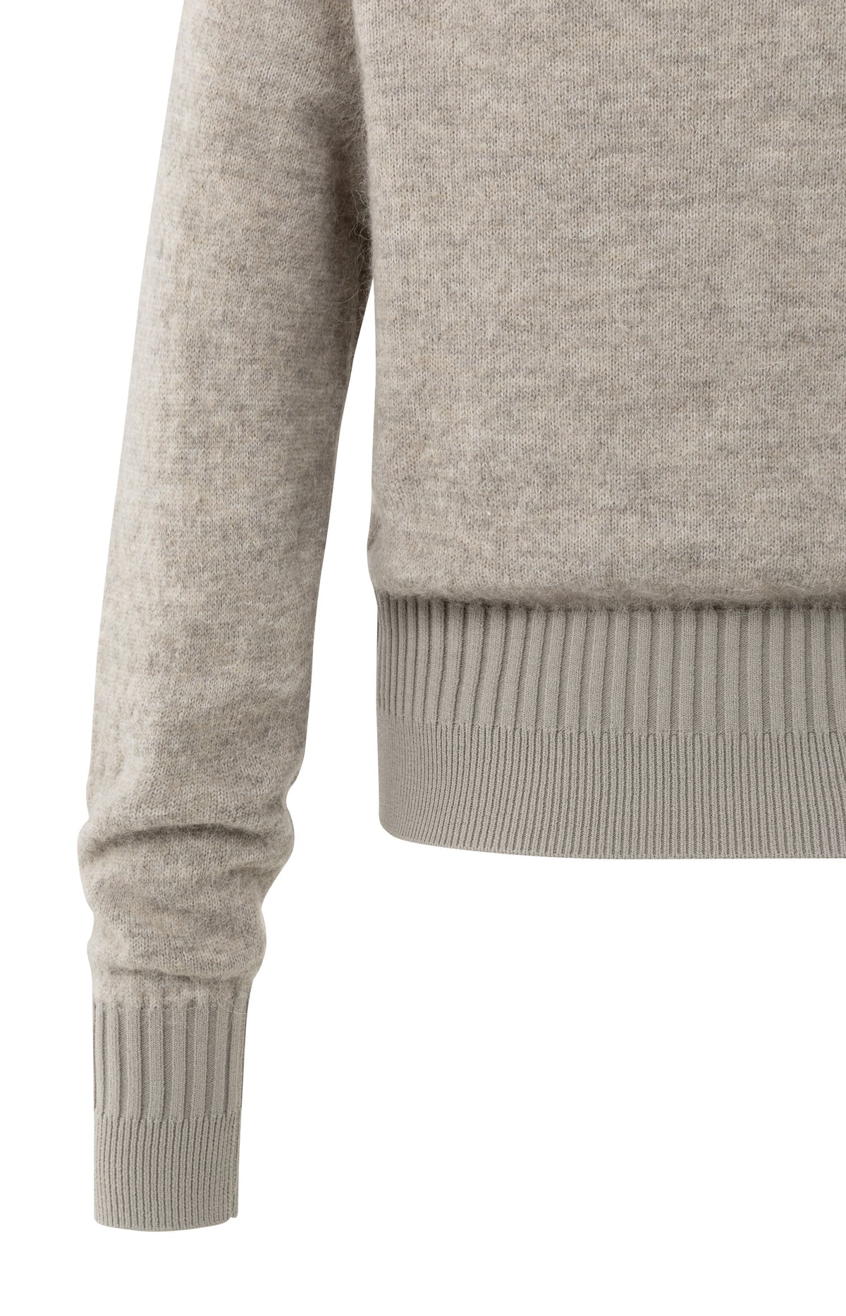 Long sleeve cardigan with double rib details - Image 6