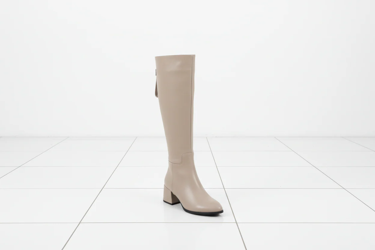 Loretta Vitale Leather Knee-High Boots c9660 - Image 2