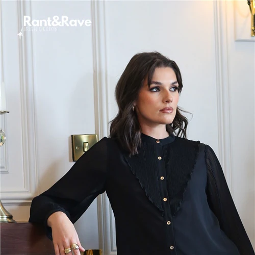 Louella black blouse - Image 2