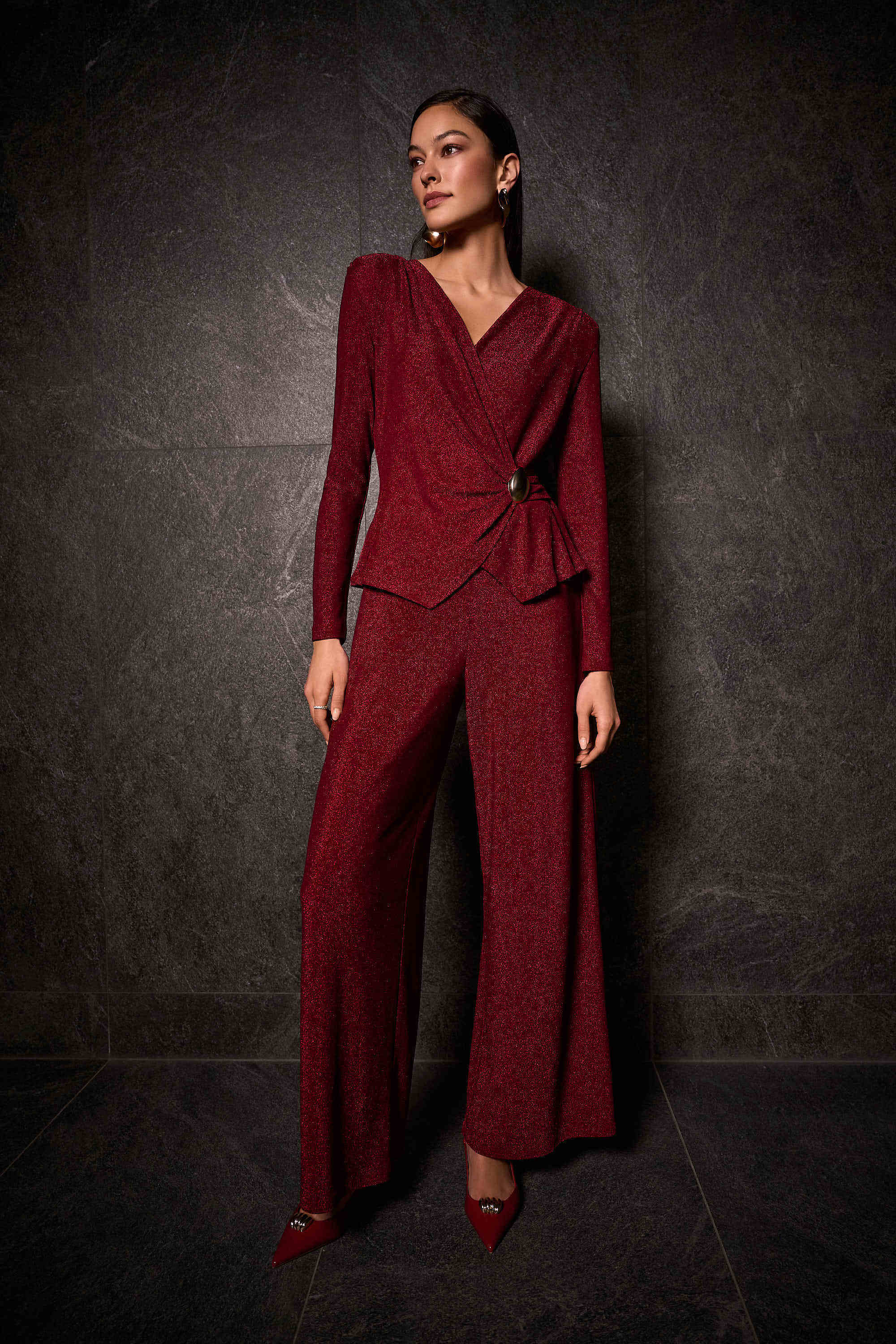 Lurex Knit Wide-Leg Jumpsuit
254123 - Image 4