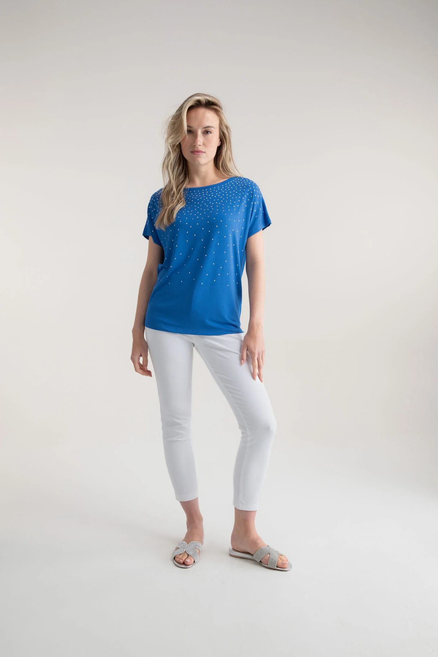 Marble blue t-shirt 7899/153 - Image 2