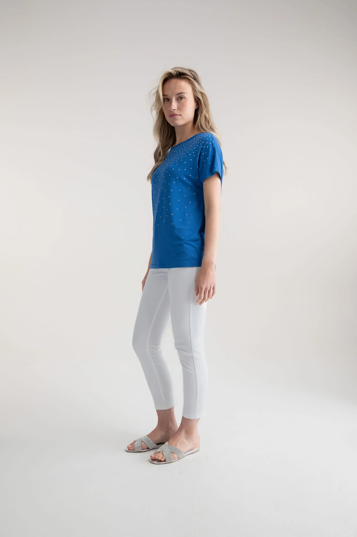 Marble blue t-shirt 7899/153 - Image 3