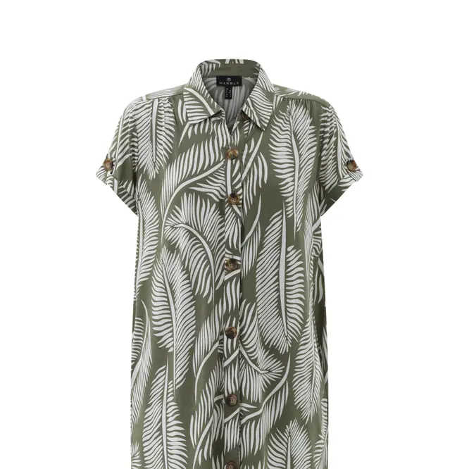 Marble khaki dress7921/123 - Image 6