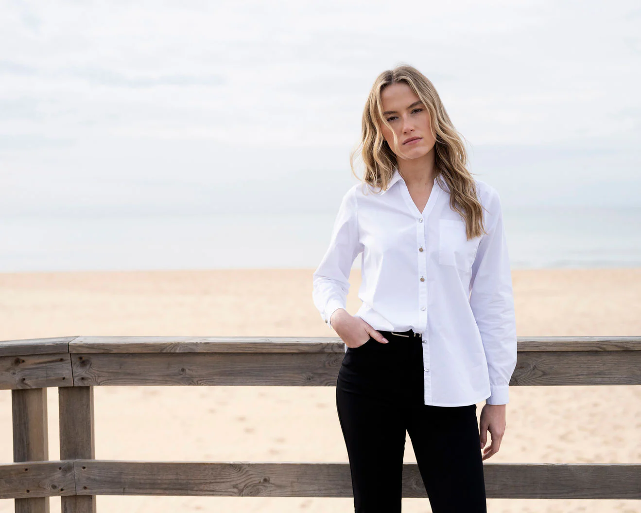 Marble white shirt 8146
