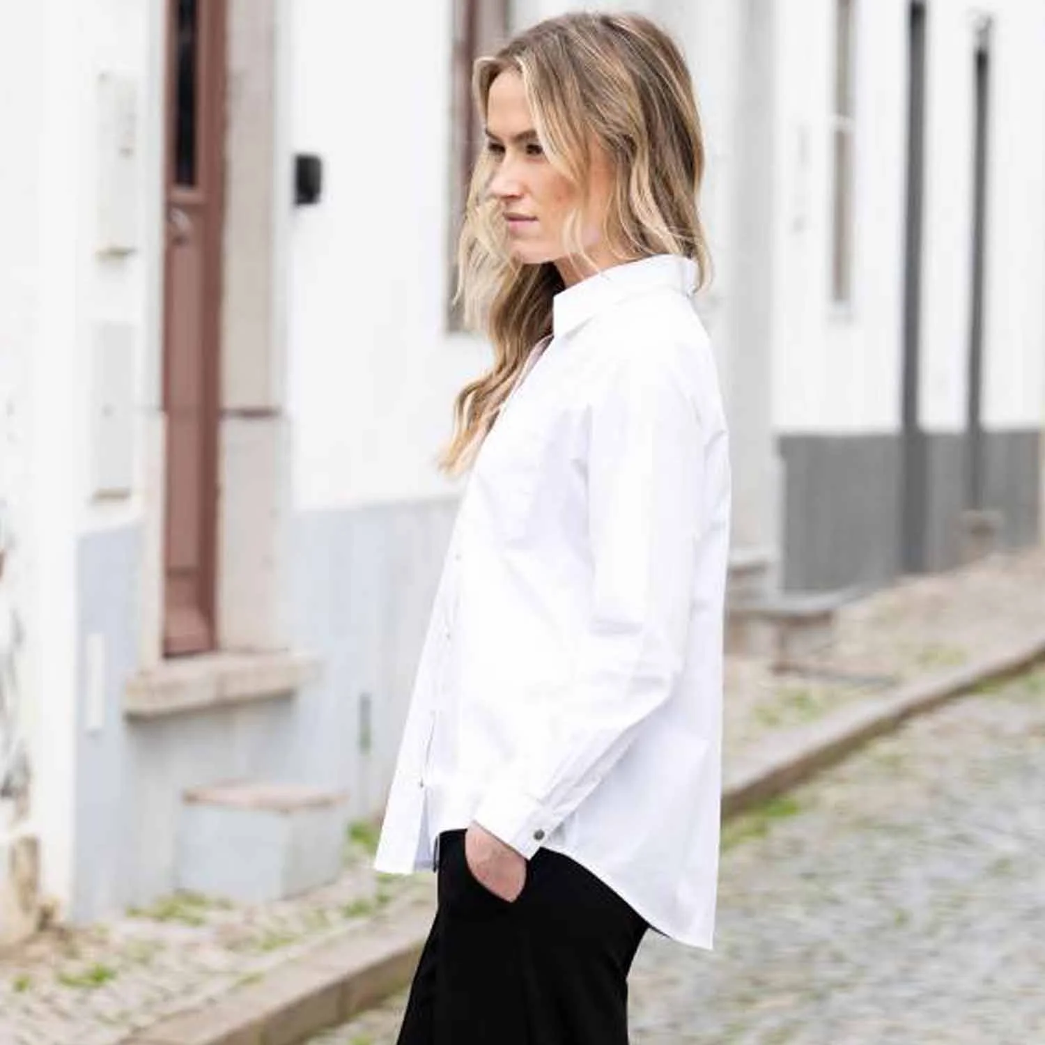 Marble white shirt 8146 - Image 4