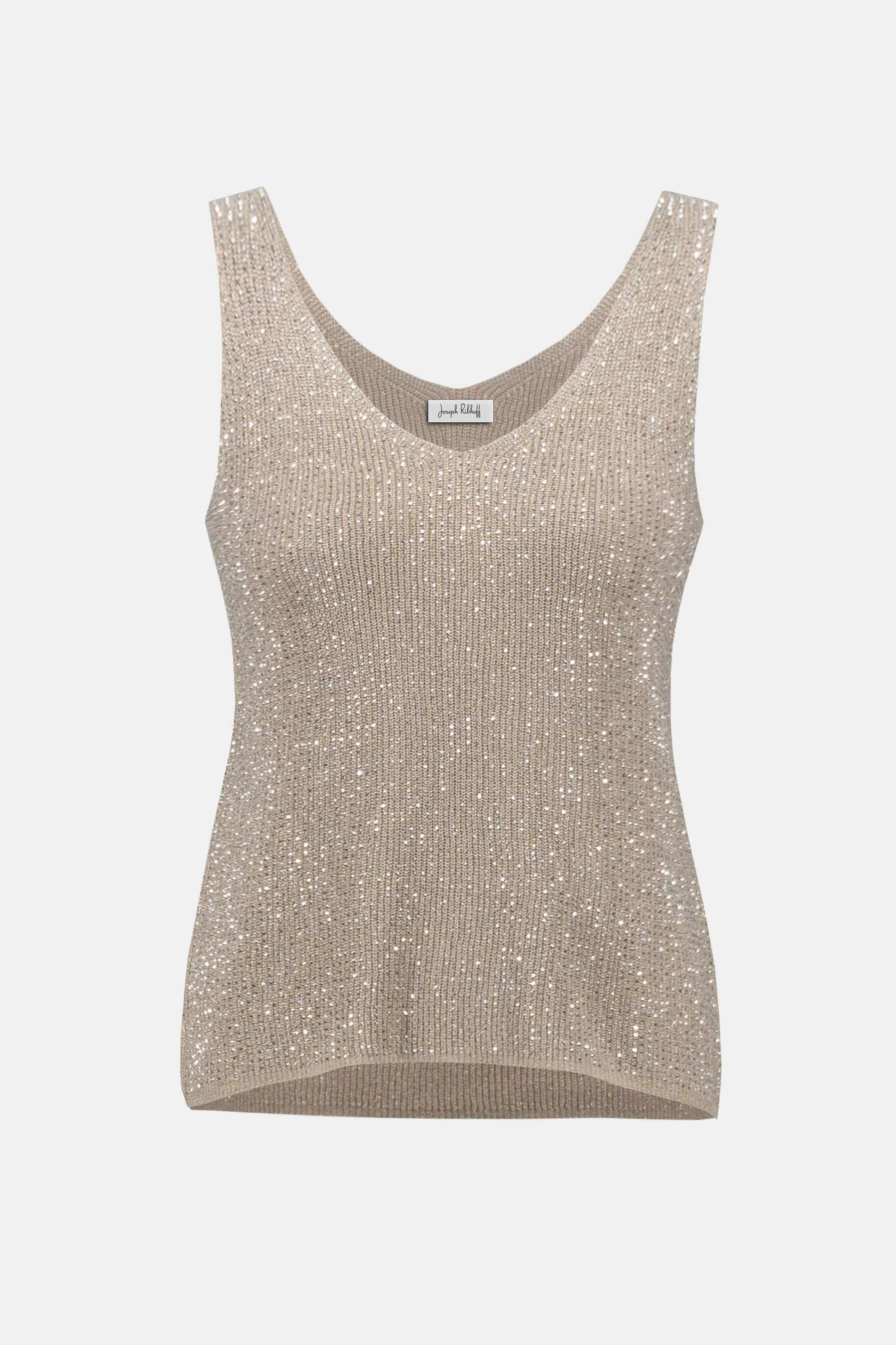 Metallic Knitted Camisole with Rhinestones
252915S26 - Image 5