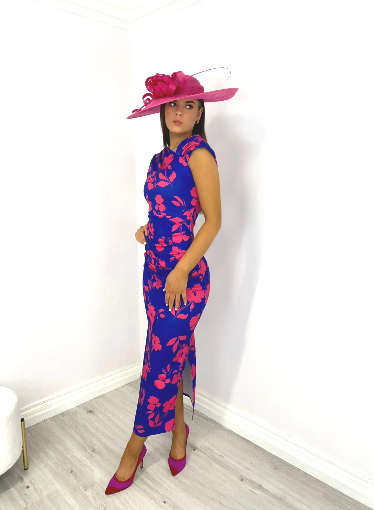 Mia royal and pink dress - Image 4