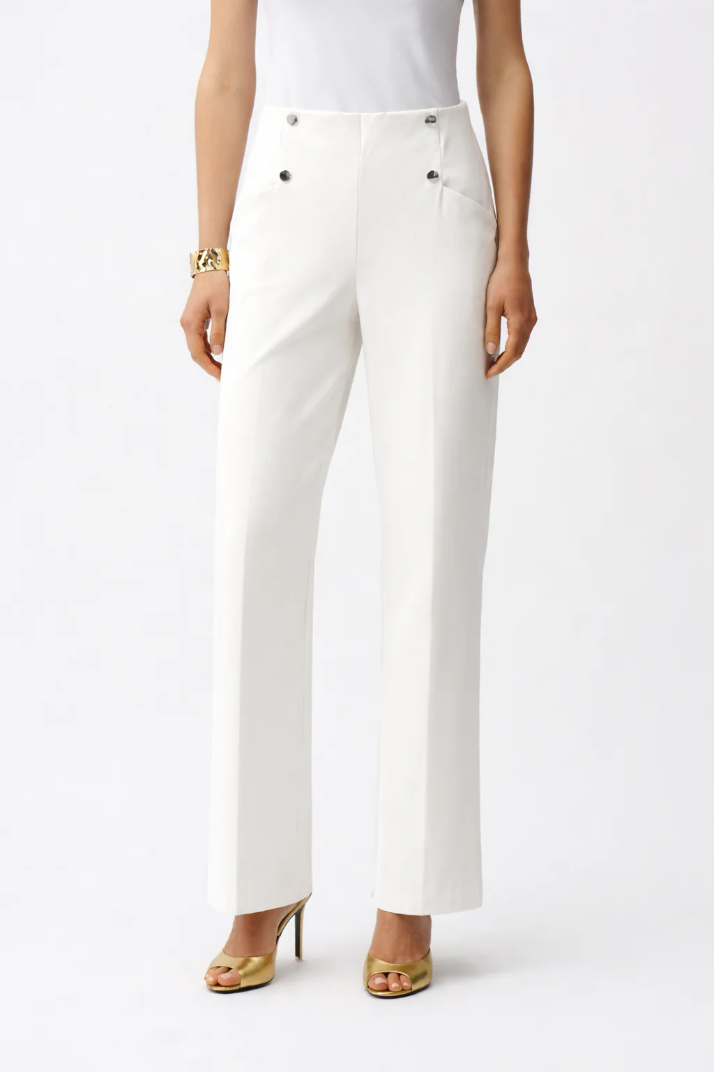 Millennium Wide Leg Pull-On Pants
261040 white Joseph Ribkoff - Image 2