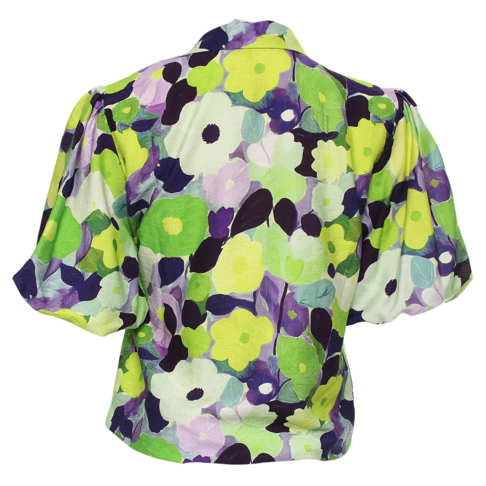 Morgan Wrap Top Green - Image 5
