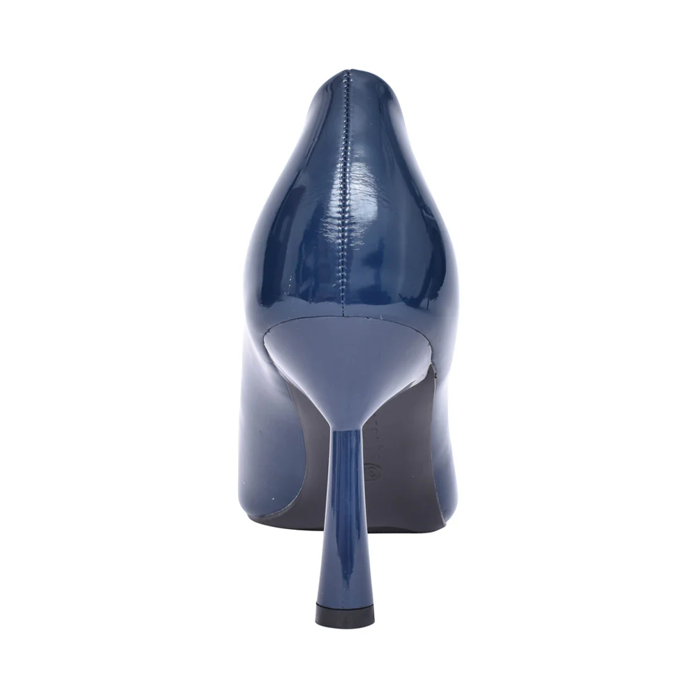 Navy painted Fitzwilliam shoe - Image 2