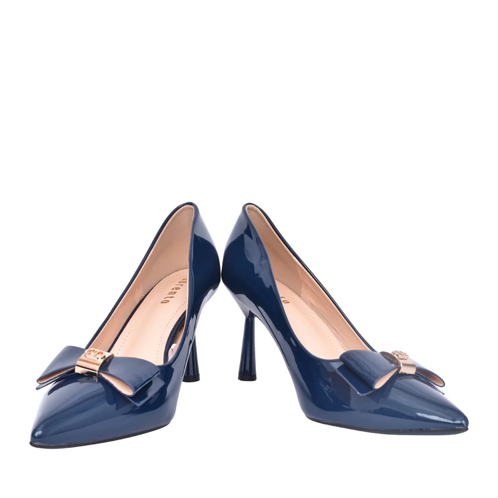 Navy painted Fitzwilliam shoe - Image 3