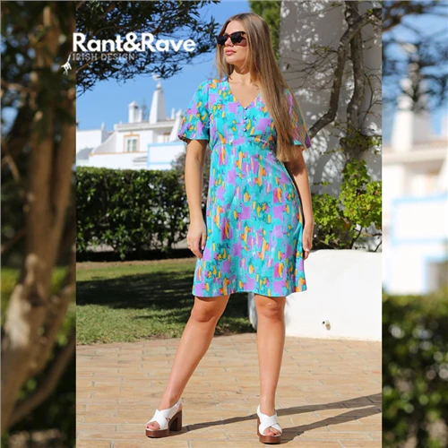 Nina turquoise dress - Image 2