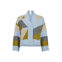 Noen Colour Block Knit Cardigan - Image 2