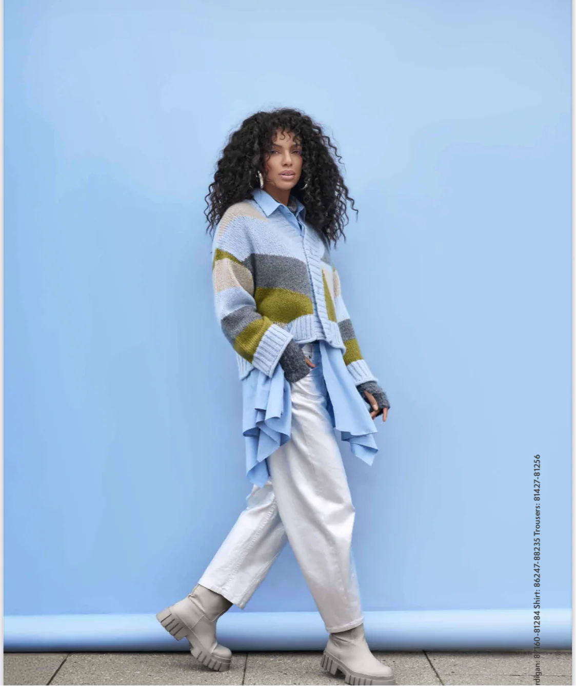 Noen Colour Block Knit Cardigan - Image 5