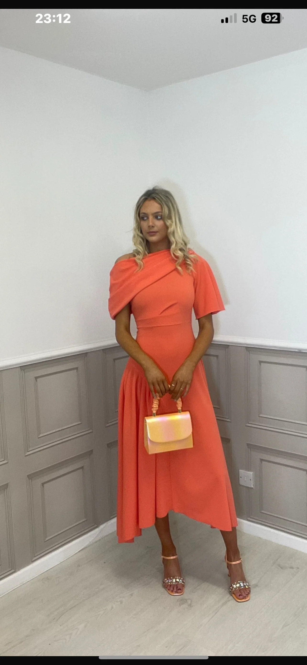 Venice Orange dress. - Image 2