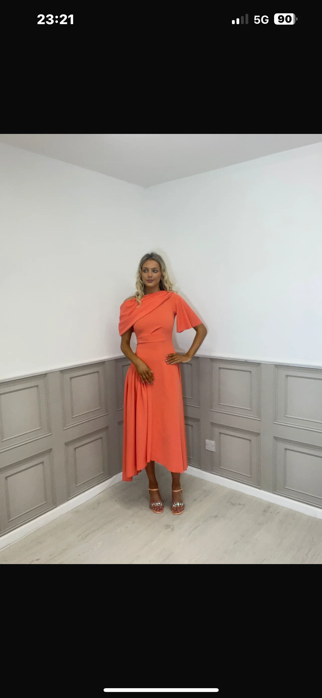 Venice Orange dress. - Image 4