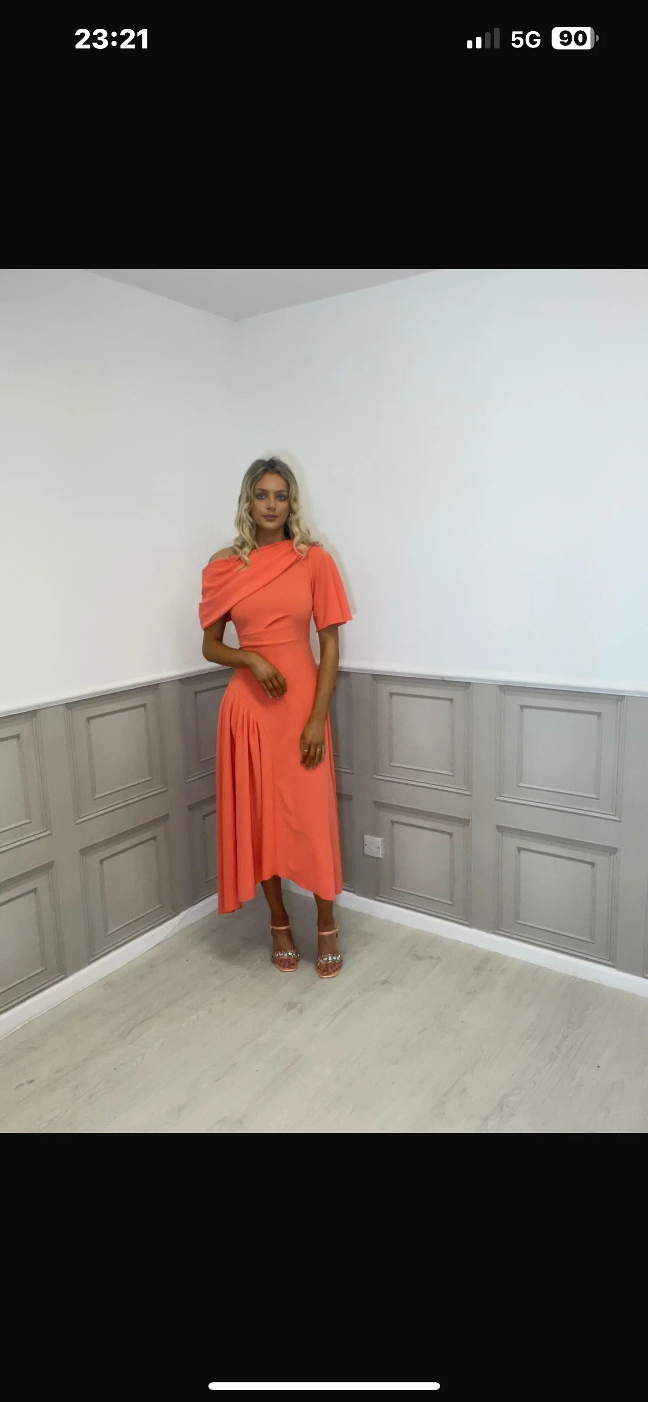 Venice Orange dress. - Image 5