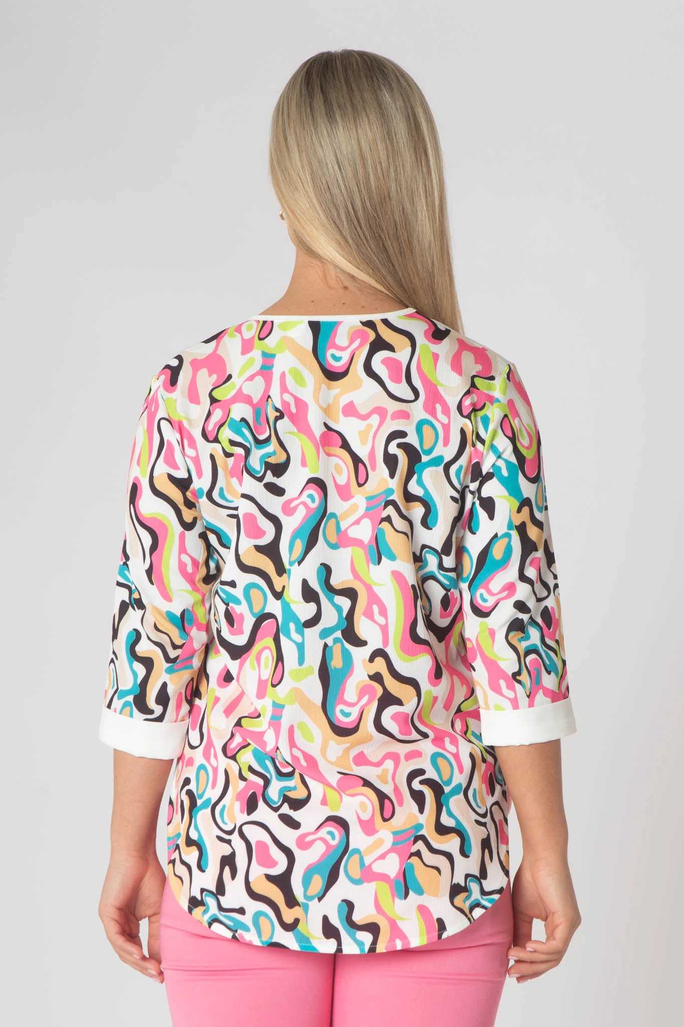 Paige v neck top - Image 3