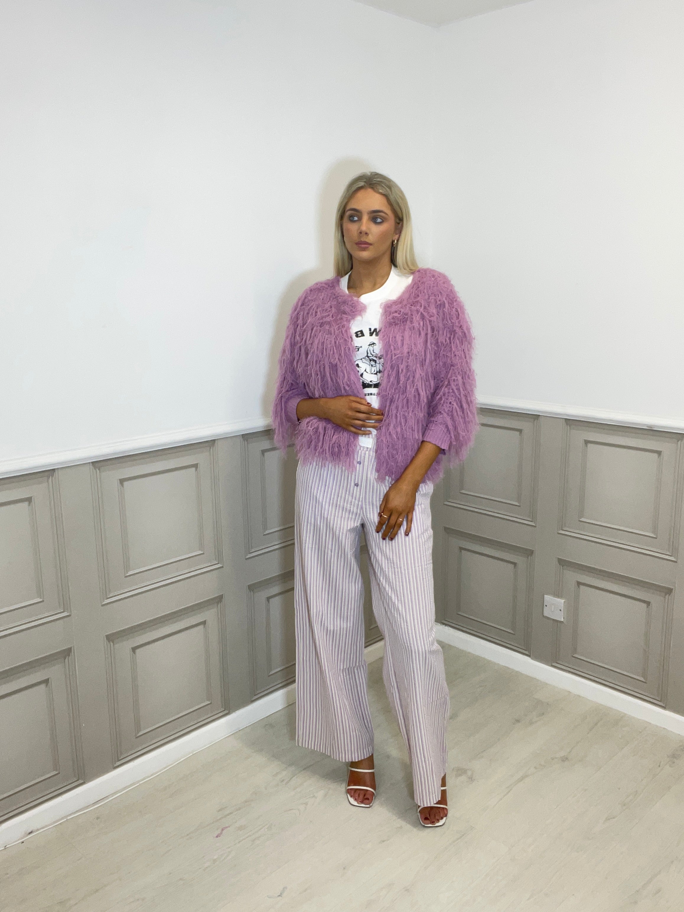 Peggy purple cardigan - Image 2