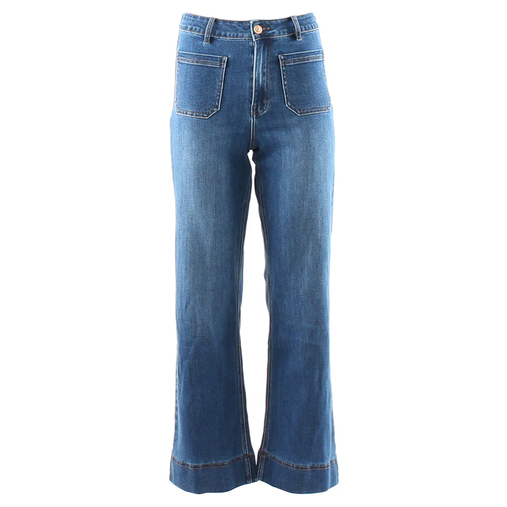 Rant & Rave Cristal Wide Jean Mid Wash - Image 4