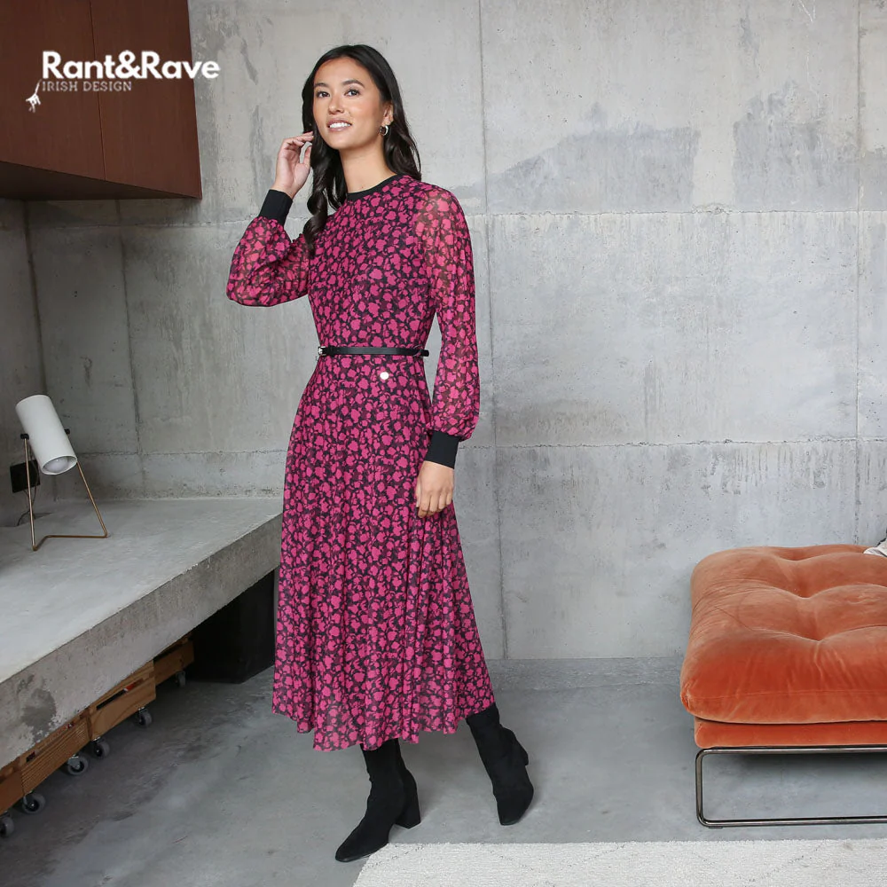 Rant & Rave Gwyneth Dress Pink