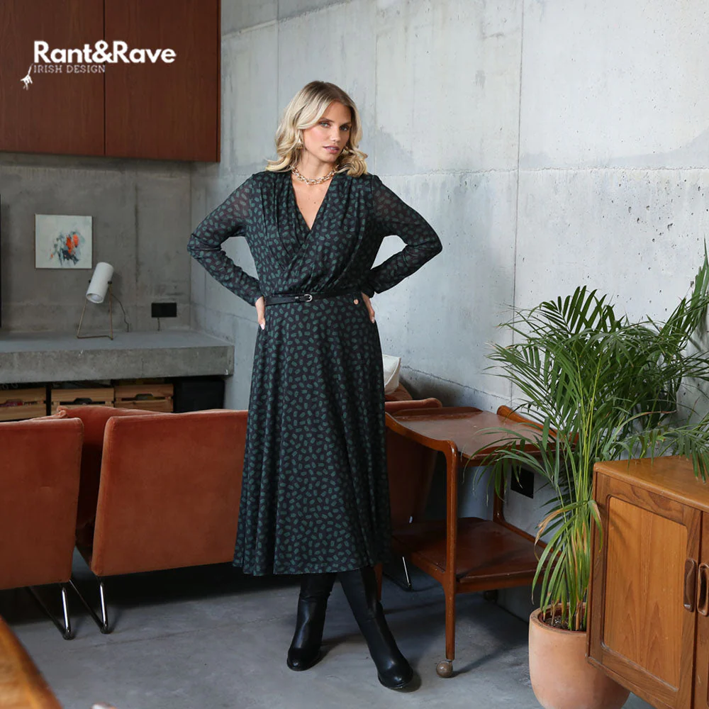 Rant & Rave Henrietta Dress Black - Image 2