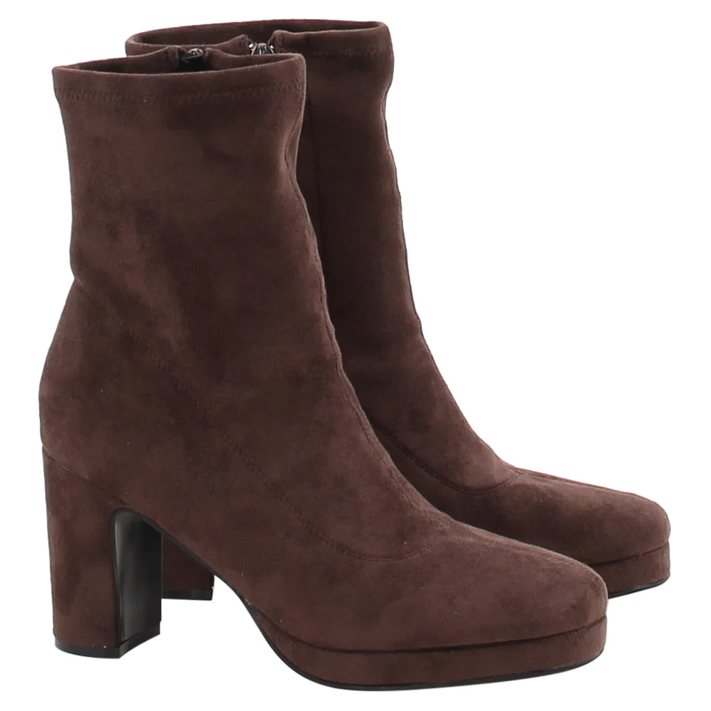 Rant & Rave Sofia Sock Boot Brown - Image 4