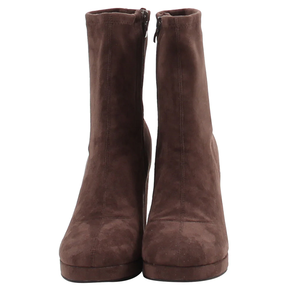 Rant & Rave Sofia Sock Boot Brown - Image 6