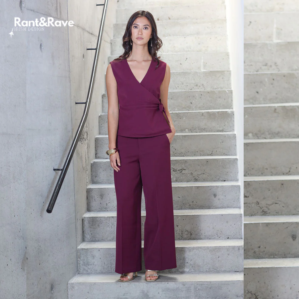 Rant & Rave Zabrina Waistcoat Cranberry - Image 4