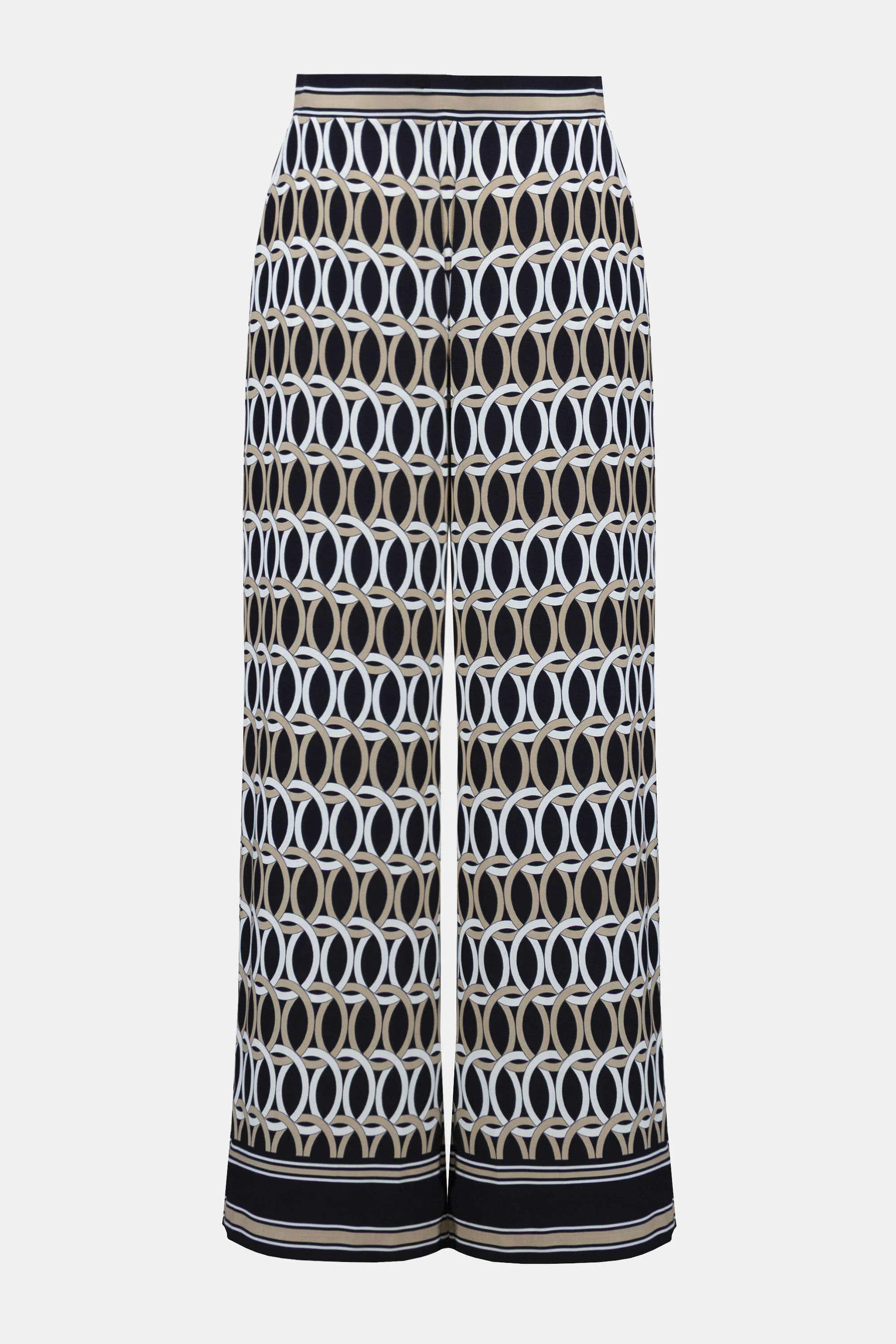 Recycled Woven Geometric Print Wide Leg Pull-On Pants
261058 - Image 5