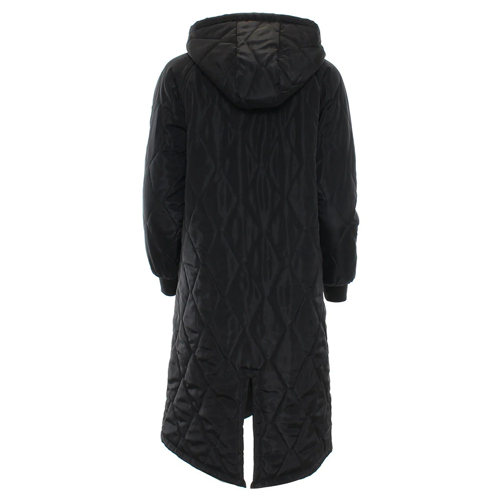 Relax & Renew Casey Longline Coat Black - Image 4