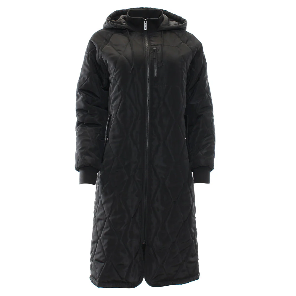 Relax & Renew Casey Longline Coat Black - Image 5