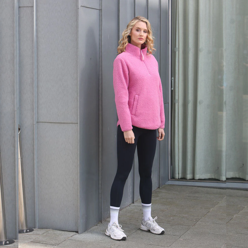 Relax & Renew Julia Half Zip Pink8 - Image 2