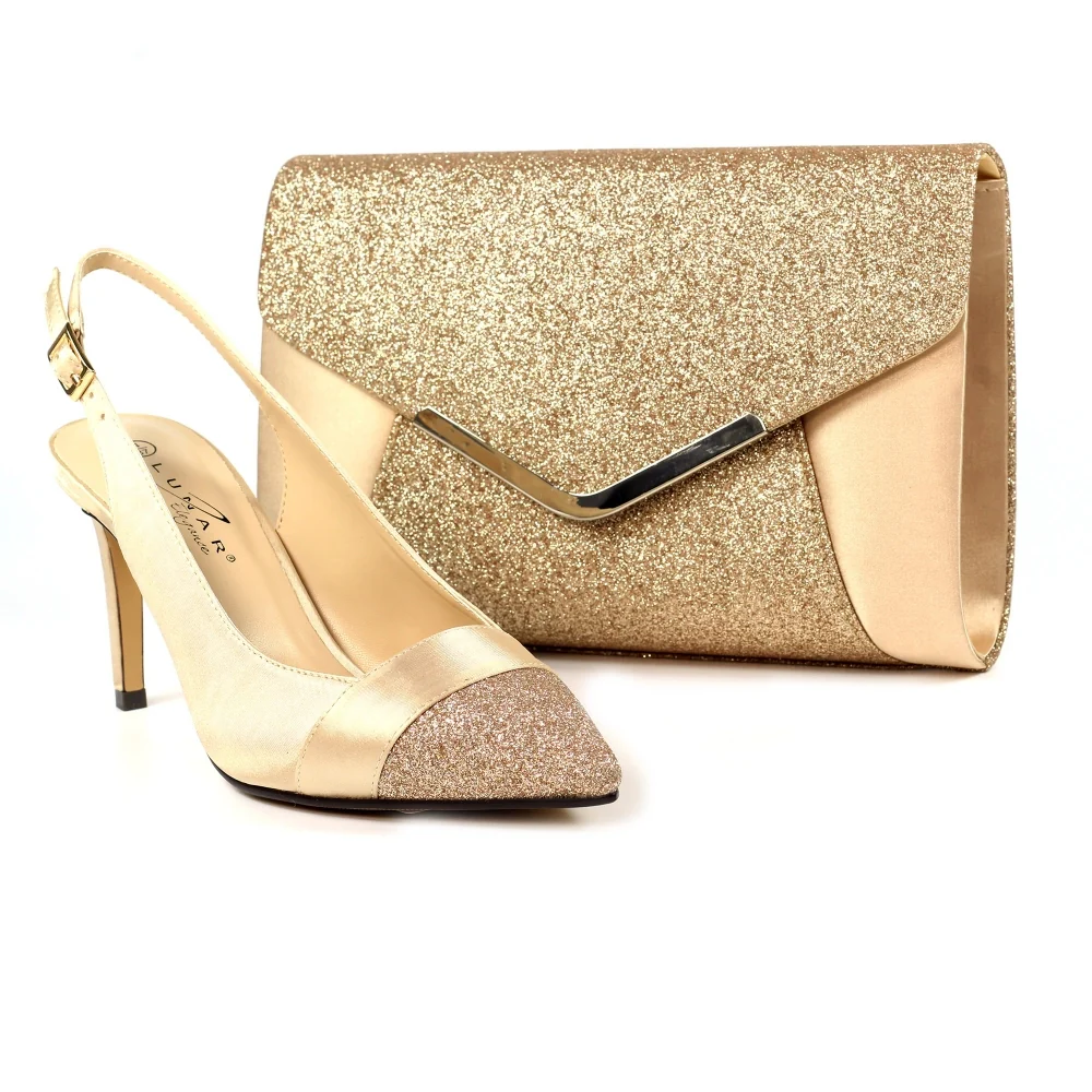 Rowena champagne handbag - Image 2
