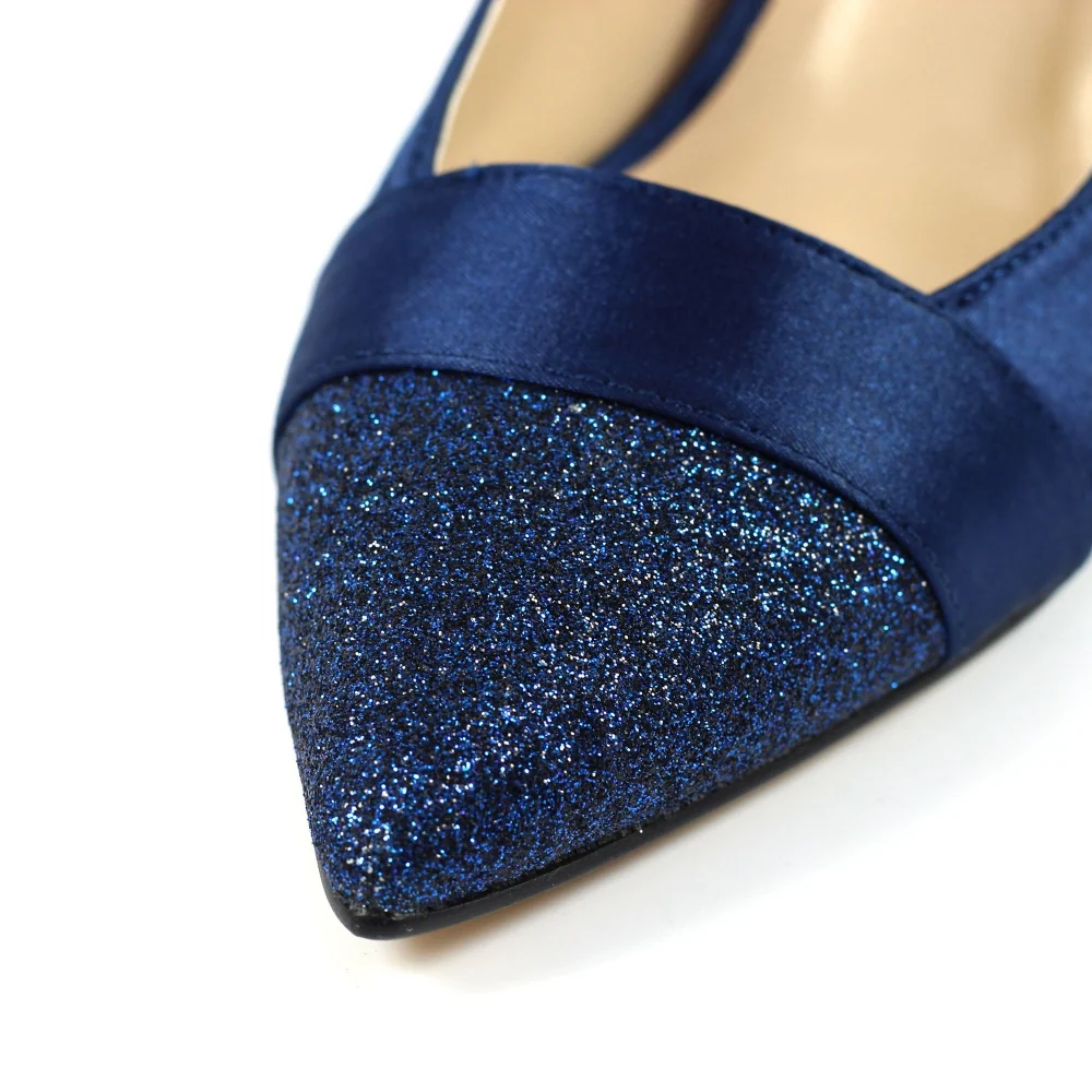 Rowena navy shoe - Image 2