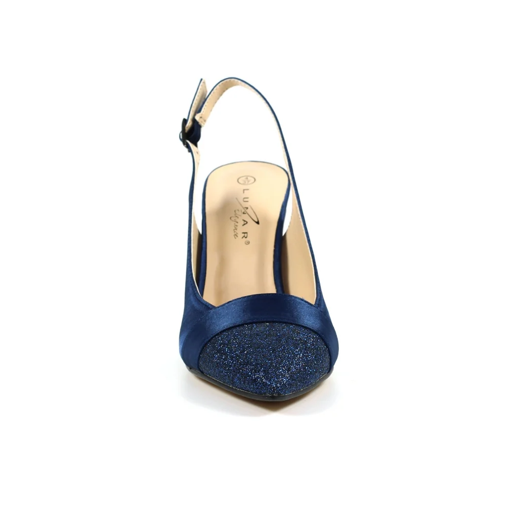 Rowena navy shoe - Image 3