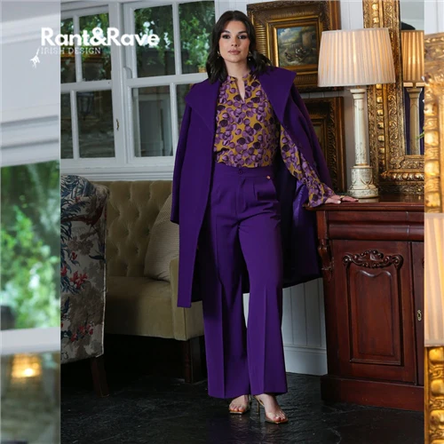 Sally wide leg purple 💜 trousers - Image 2