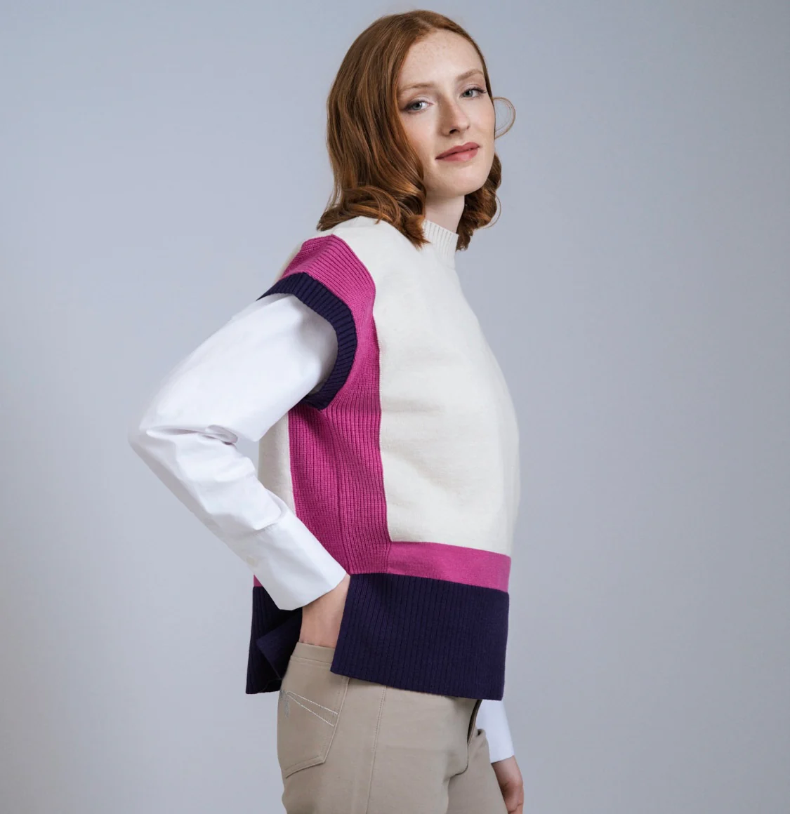 Scorzzo Sleeveless Knit Jumper - Image 3
