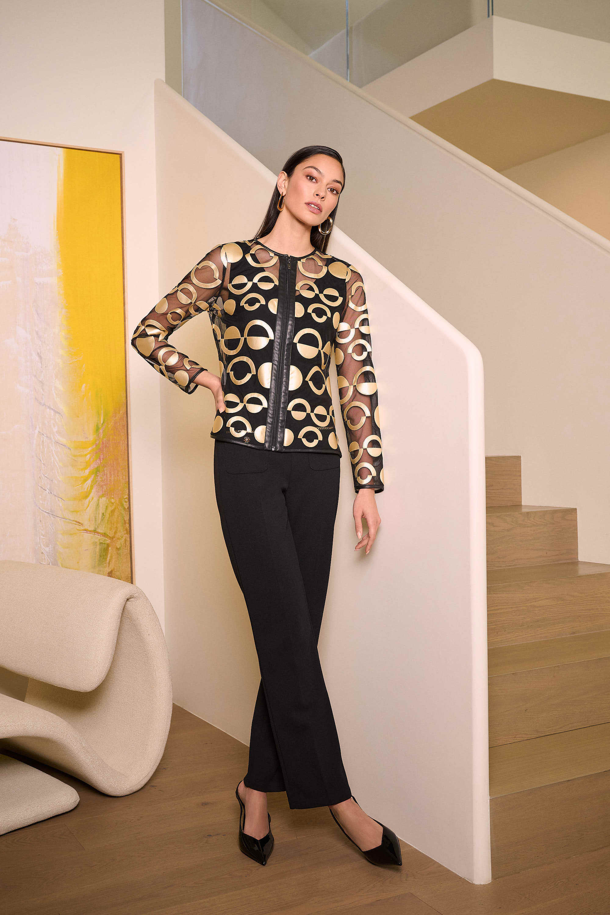 Scuba Crepe Straight Pull-On Pants
254043 - Image 3