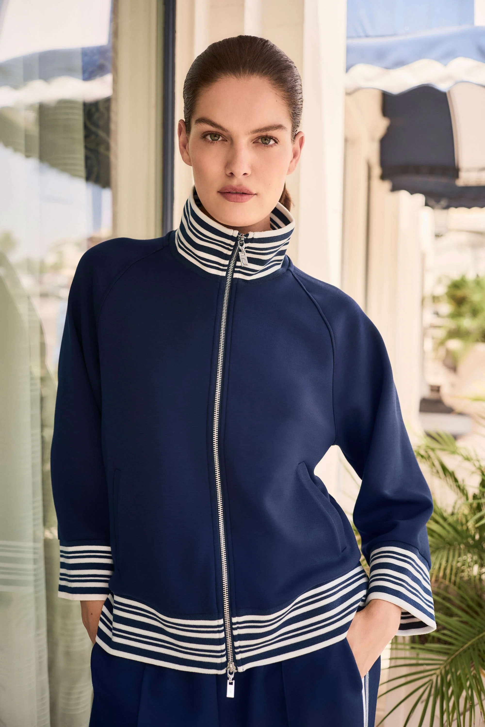 Scuba Jersey Jacket With Funnel Collar
261617 - Image 3