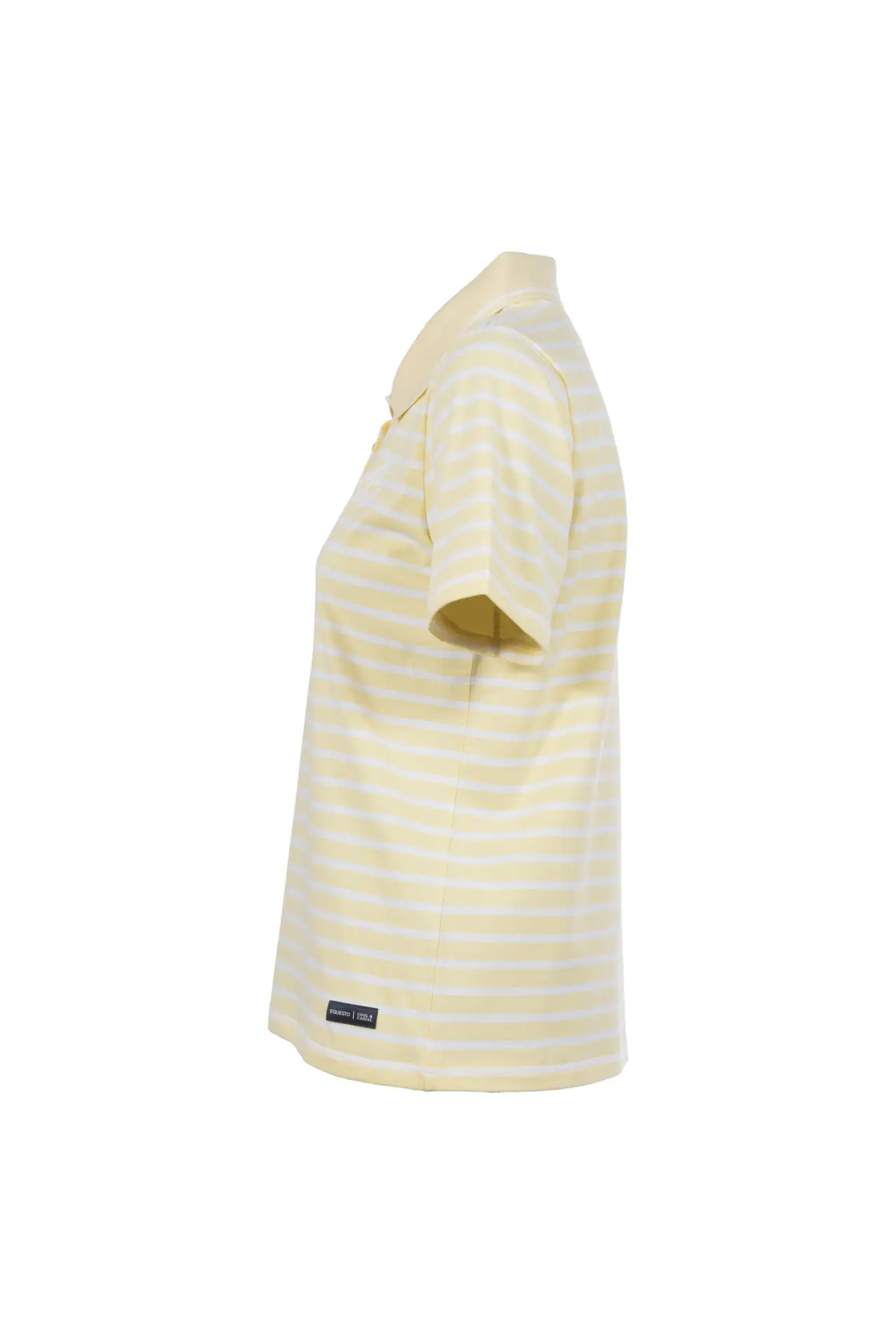 Sequesto Lemon Stripe Polo Shirt - Image 5
